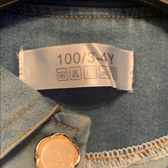 Jean 2 piece girls toddler pants & jacket outfit - Picture 3 of 8